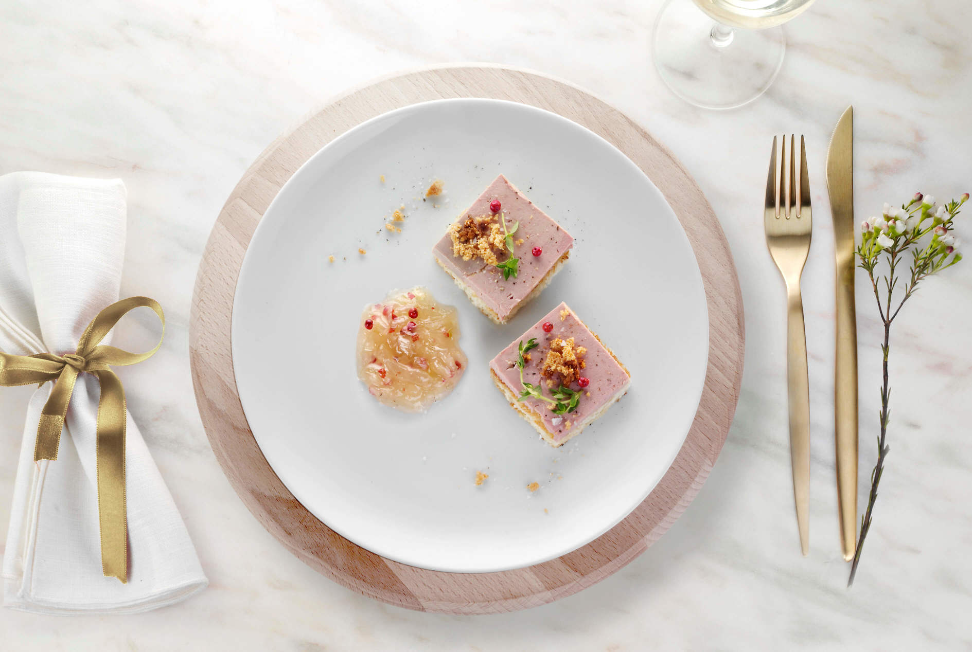 Toast au foie gras et Confit d'Oignons | Didden